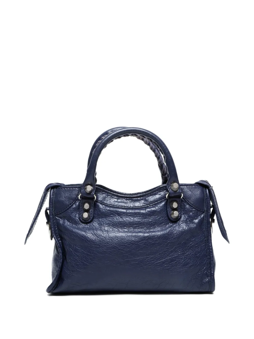 Pre-owned Balenciaga 2015-2024 Mini City Tote Bag In Blue
