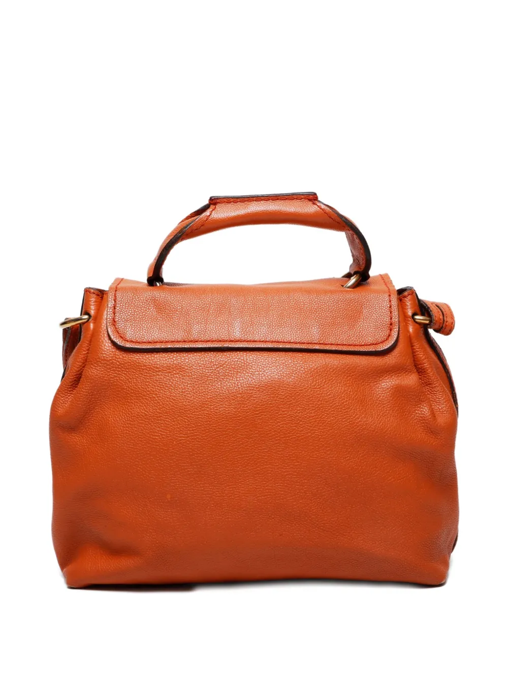 Pre-owned Chloé 1990-2015 Elsie Shoulder Bag In Orange