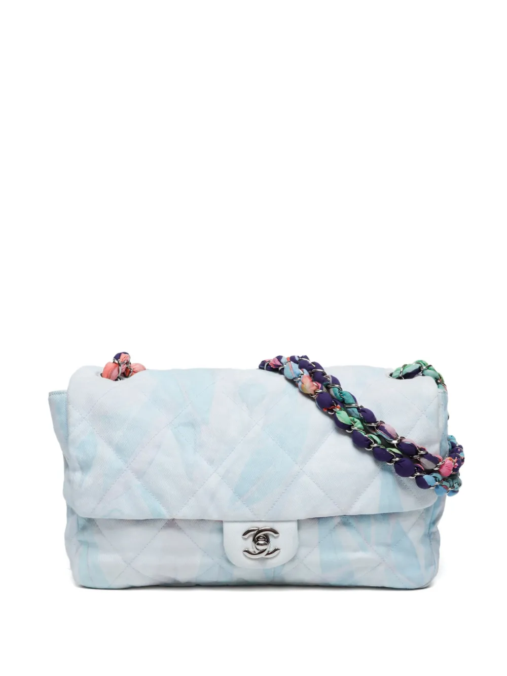 CHANEL Pre-Owned 2014-2015 マテラッセ ショルダーバッグ - ブルー CHANEL Pre-Owned 2014-2015 マテラッセ ショルダーバッグ - ブルー