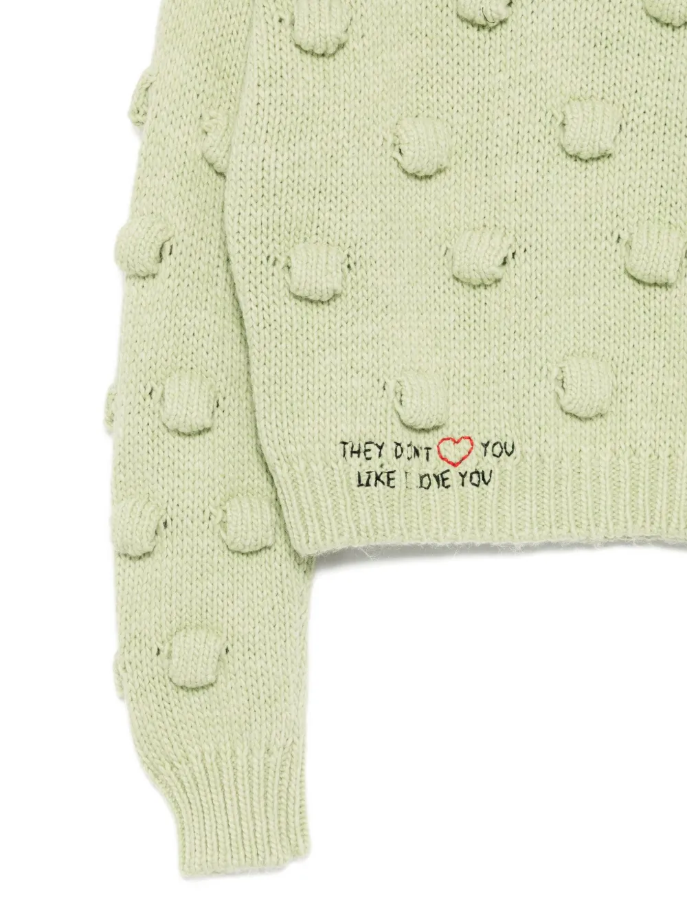 Joshua Sanders Pom-pom Jumper In Green