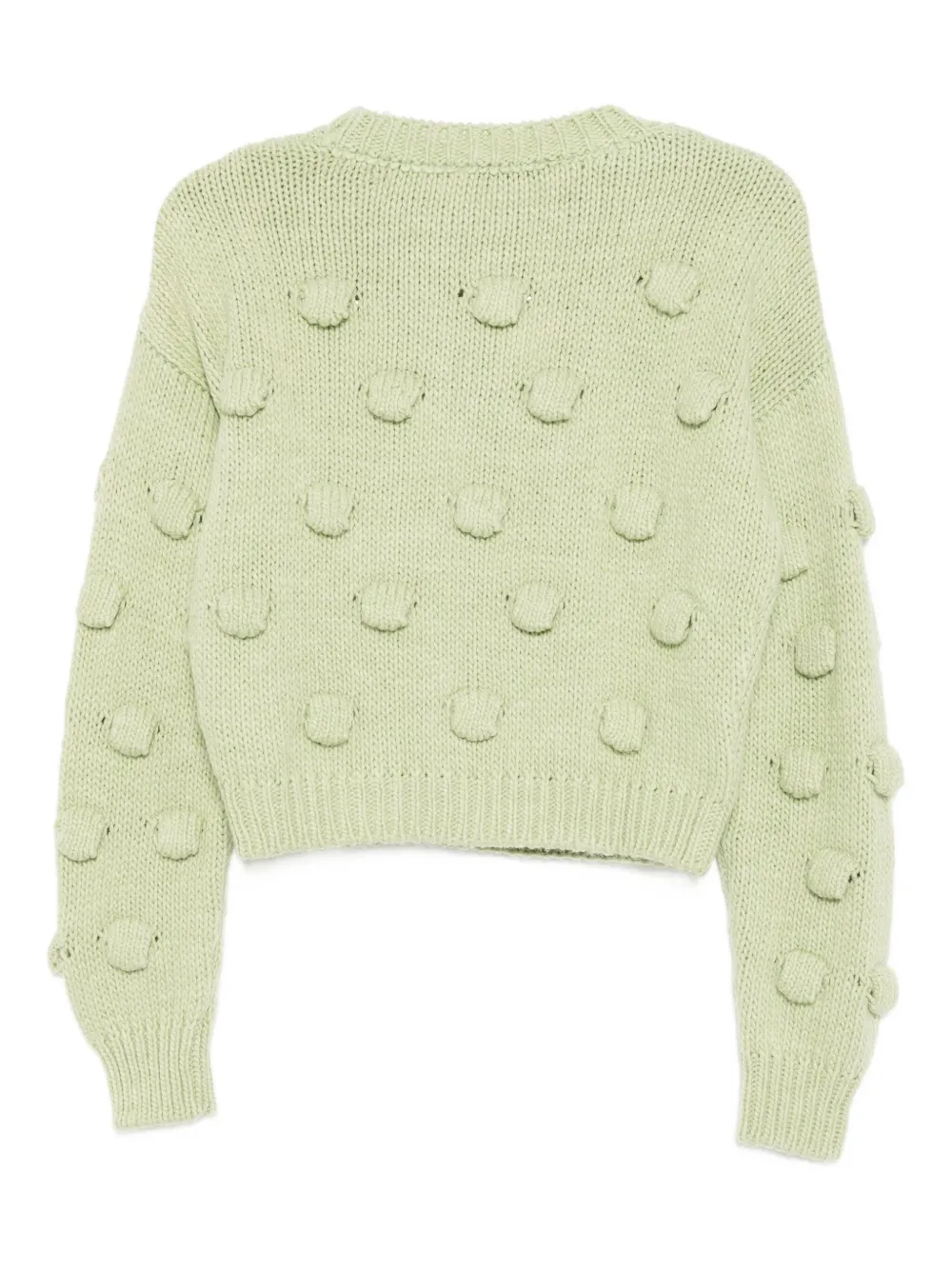 Joshua Sanders Pom-pom Jumper In Green