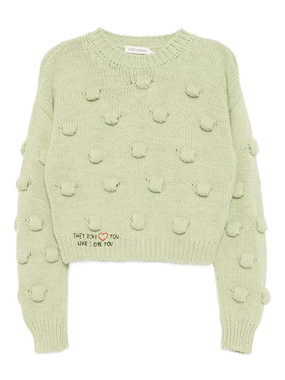 Joshua Sanders Pom-pom Jumper In Green