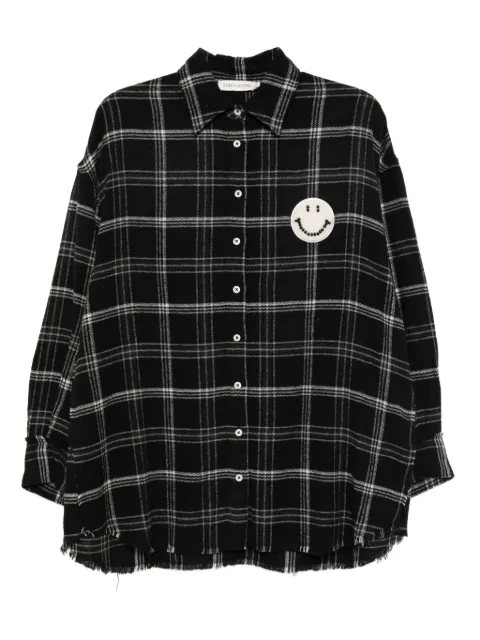 Joshua Sanders camisa a cuadros con detalles de mostacilla