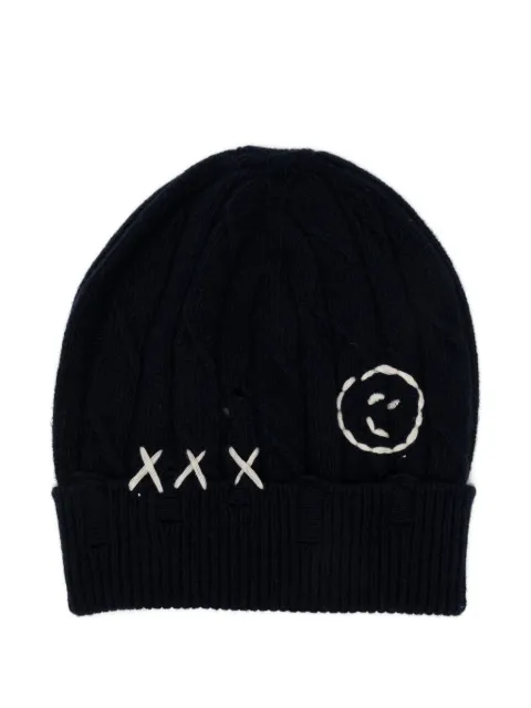 Joshua Sanders logo-patch beanie