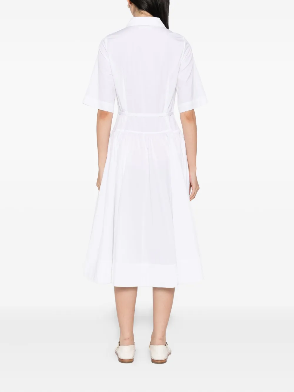 CO COLLECTION Gelaagde T-shirtjurk Wit