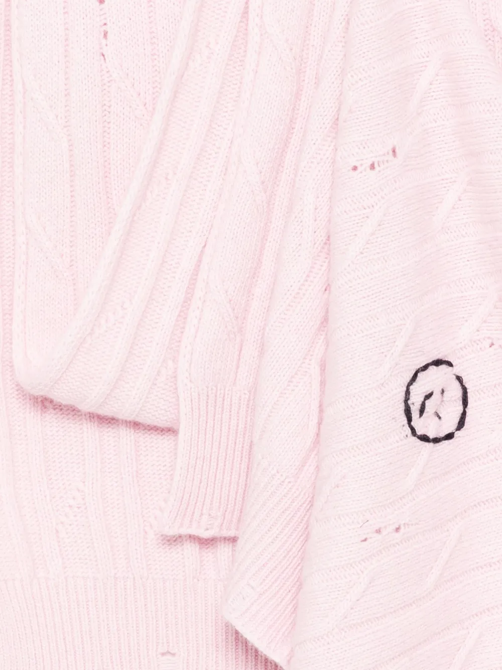 Joshua Sanders Distressed Scarf In Pink