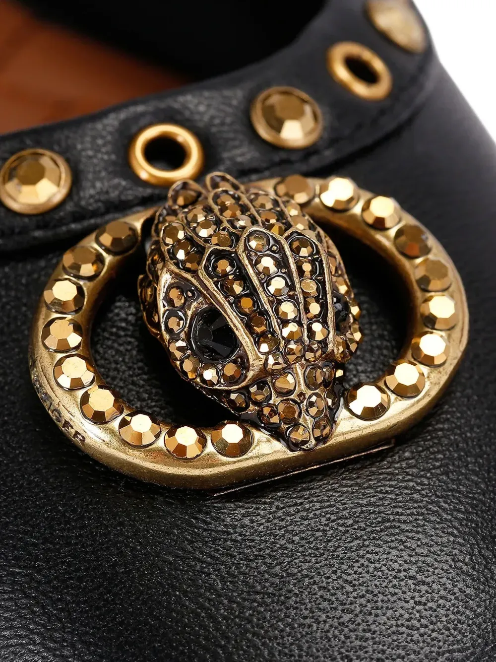 Kurt Geiger London Ballerina's met studs Zwart