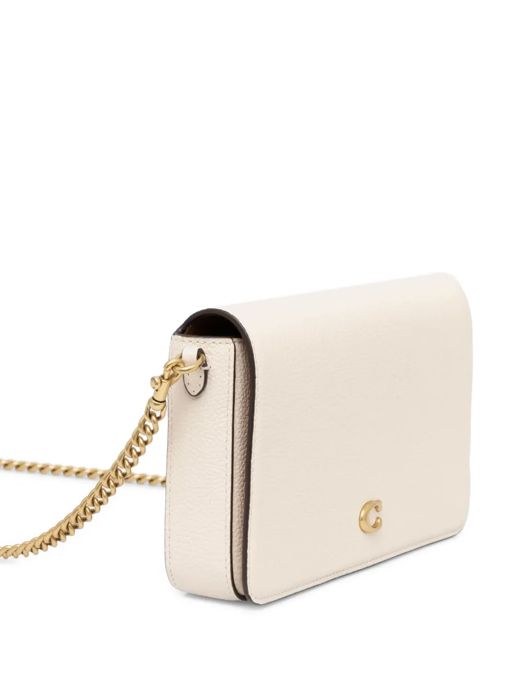 Coach Mila leren boekentas Wit