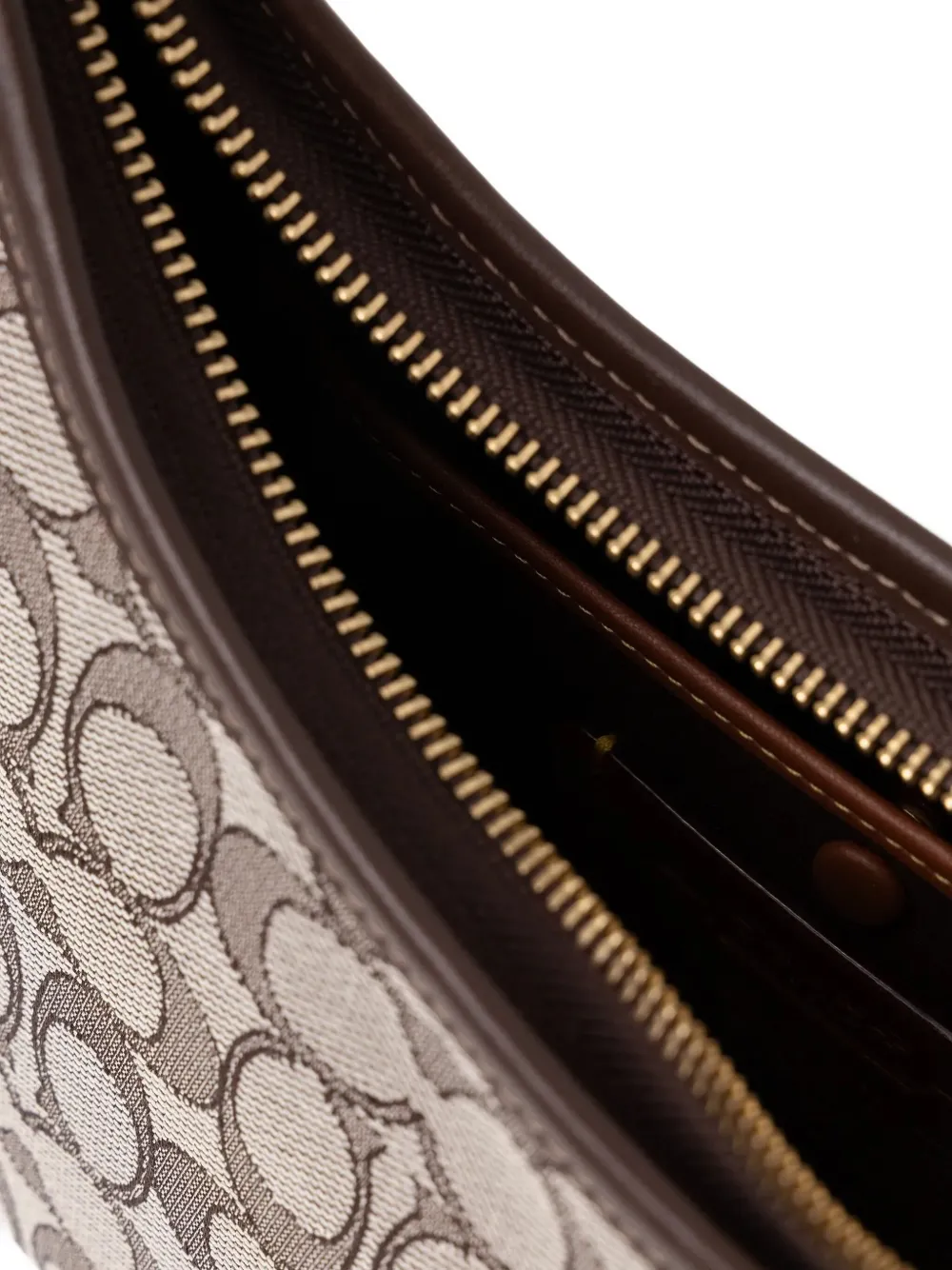 Coach Shopper met monogram Grijs