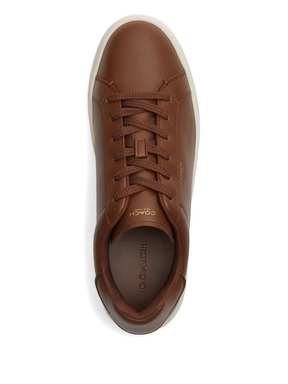 Coach Leren sneakers Bruin