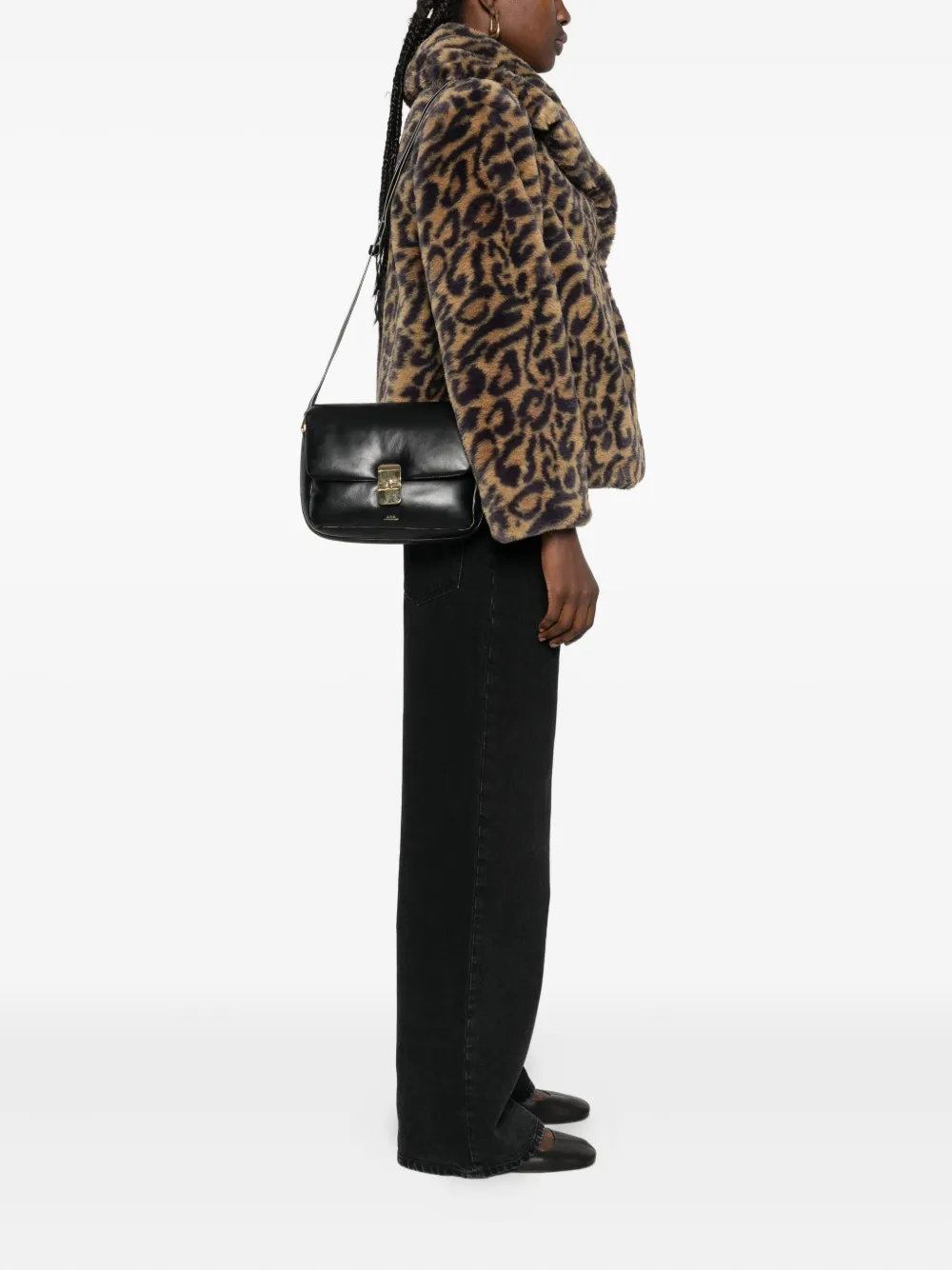 A.P.C. Grace shoulder bag - Zwart