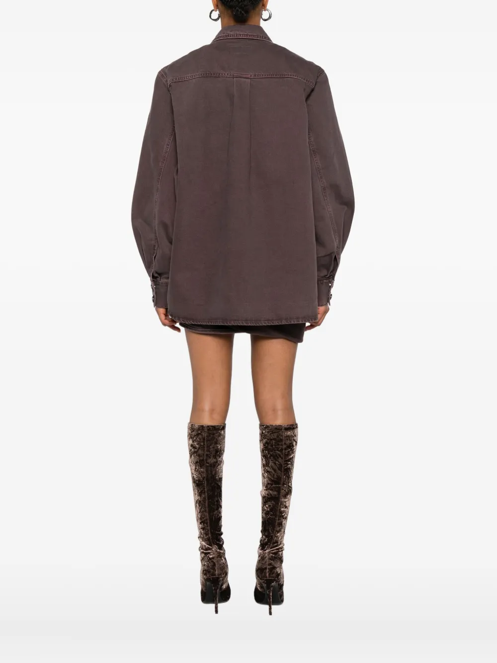 Magda Butrym Button-down blouse Bruin