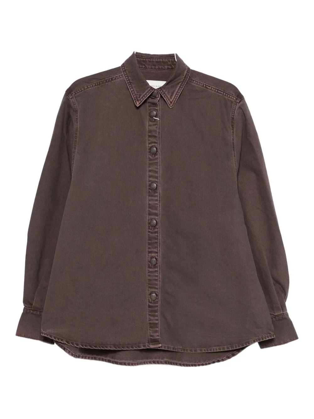 Magda Butrym button-down cotton shirt Bruin