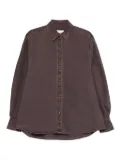 Magda Butrym button-down cotton shirt - Brown
