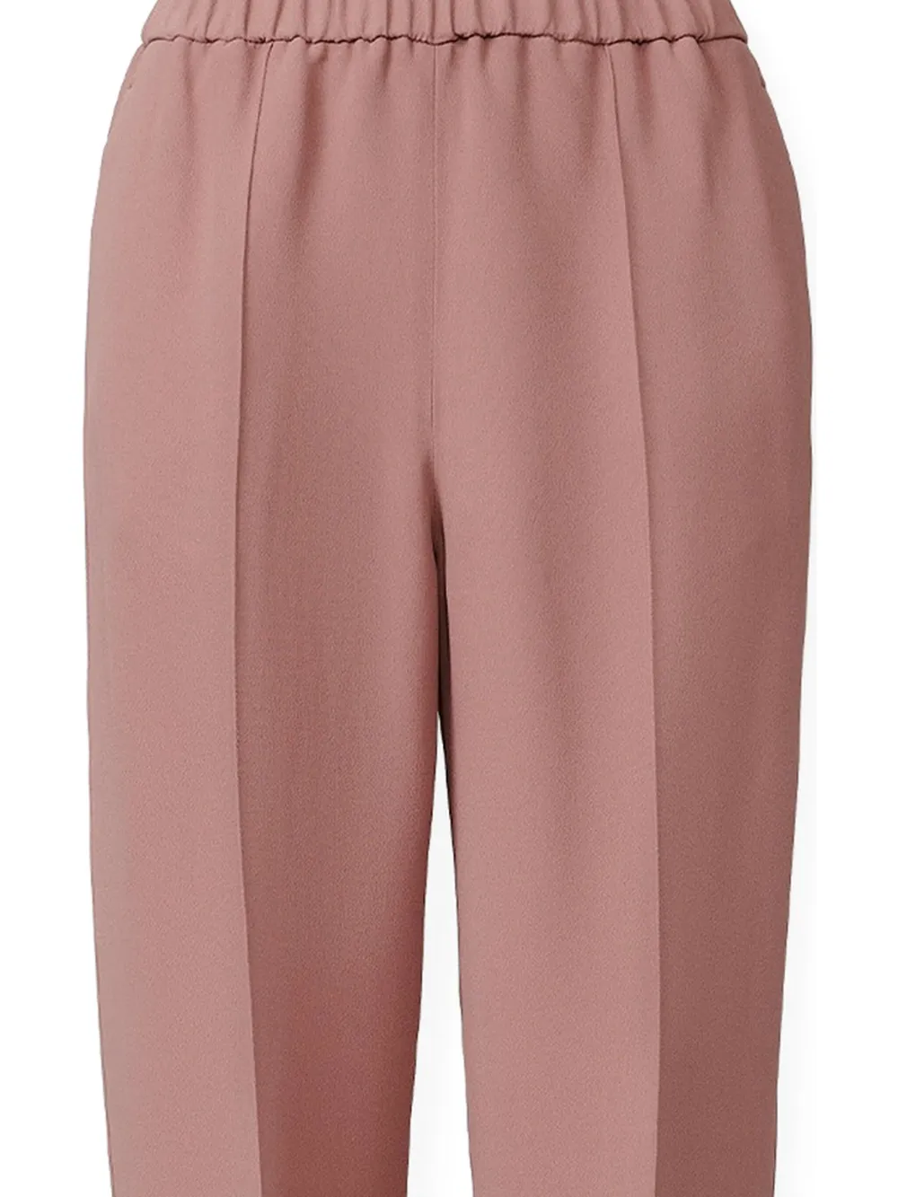 Fabiana Filippi elastic-waist straight trousers - Roze
