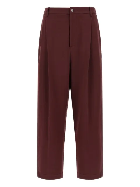 Brunello Cucinelli Pantaloni crop con pieghe