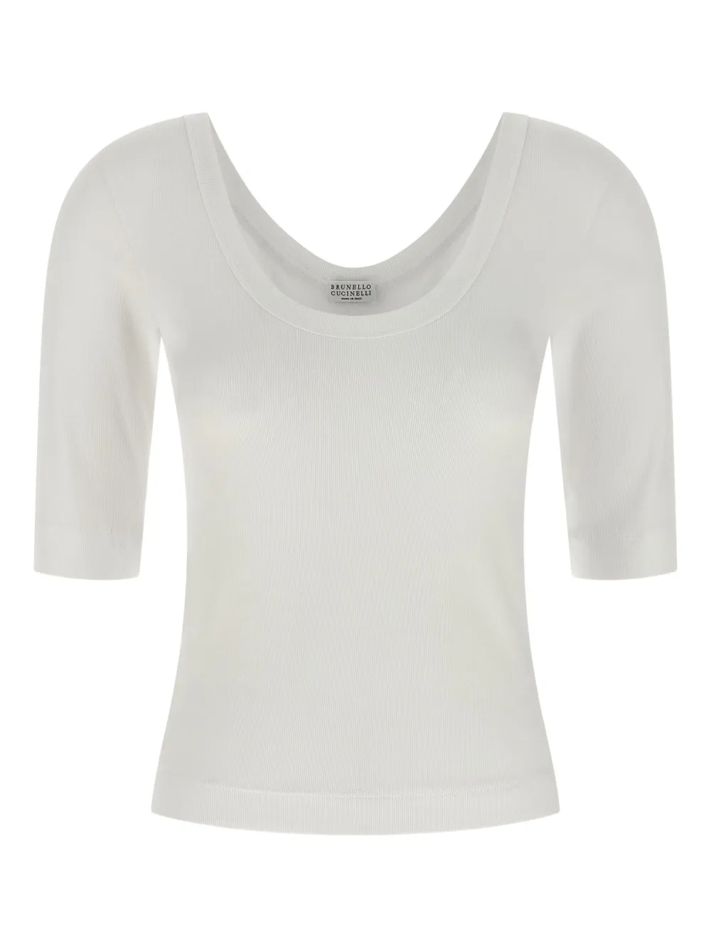 Brunello Cucinelli round-neck T-shirt Wit