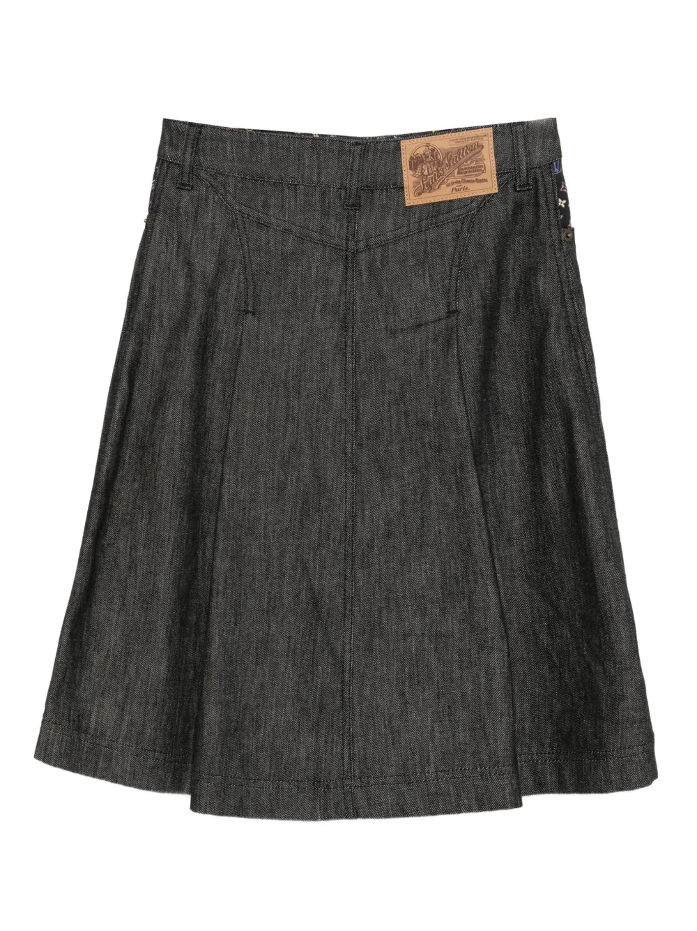 Louis Vuitton Pre-Owned 2009 denim rok - Grijs
