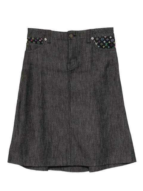Louis Vuitton Pre-Owned falda de mezclilla 2009