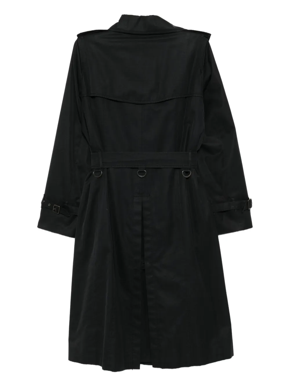 Burberry Pre-Owned 2010s jas met dubbele rij knopen - Zwart
