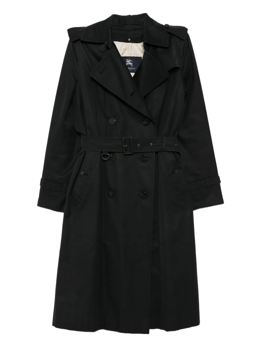 Burberry Pre-Owned معطف بصفي أزرار من عقد 2010 | أسود | Image 1
