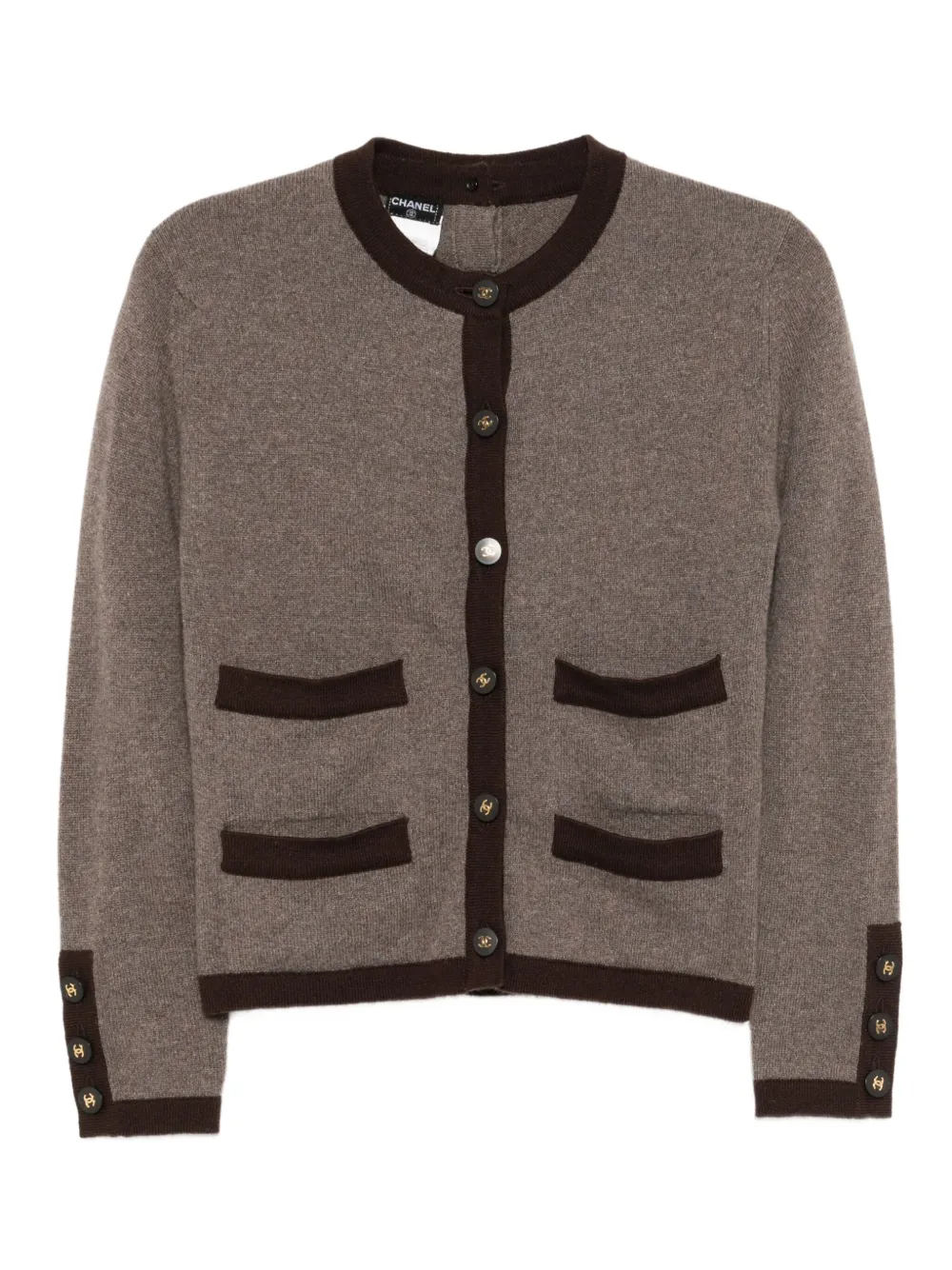 CHANEL Pre-Owned 1996 cardigan set | Brown | Image 1