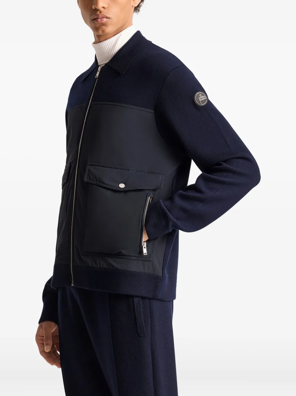 Fusalp Vest met vlakken Blauw