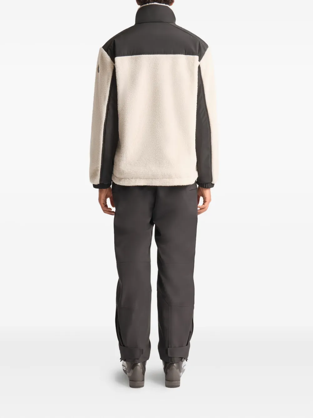 Fusalp Fleece jack met vlakken Beige