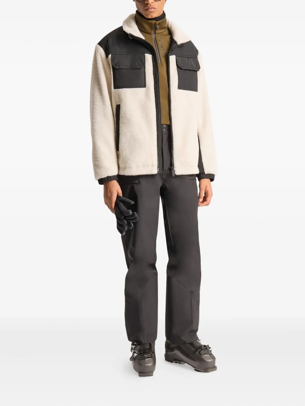 Fusalp fleece panelled jacket | Bomber Jackets | Image 2
