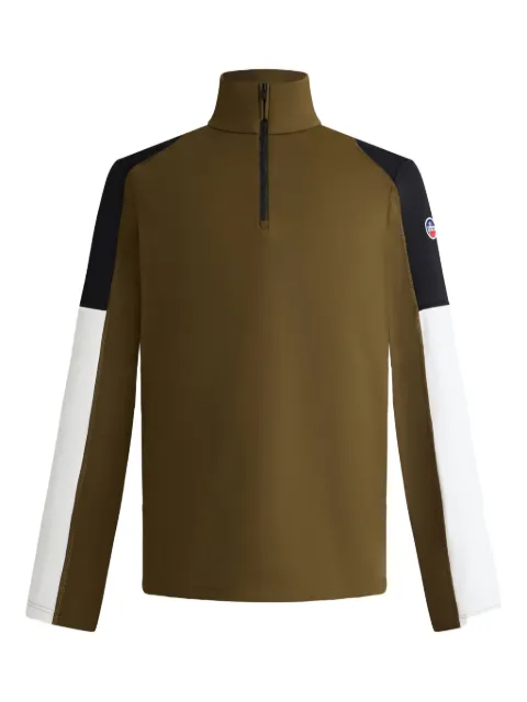 Fusalp colourblock half-zip T-shirt