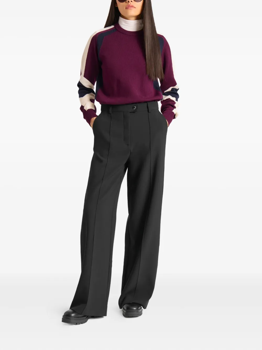 Fusalp Broek met afwerking - Zwart