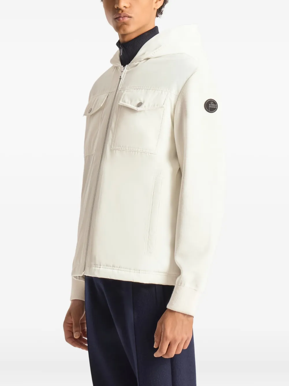 Fusalp Jack met capuchon en klepzak Wit