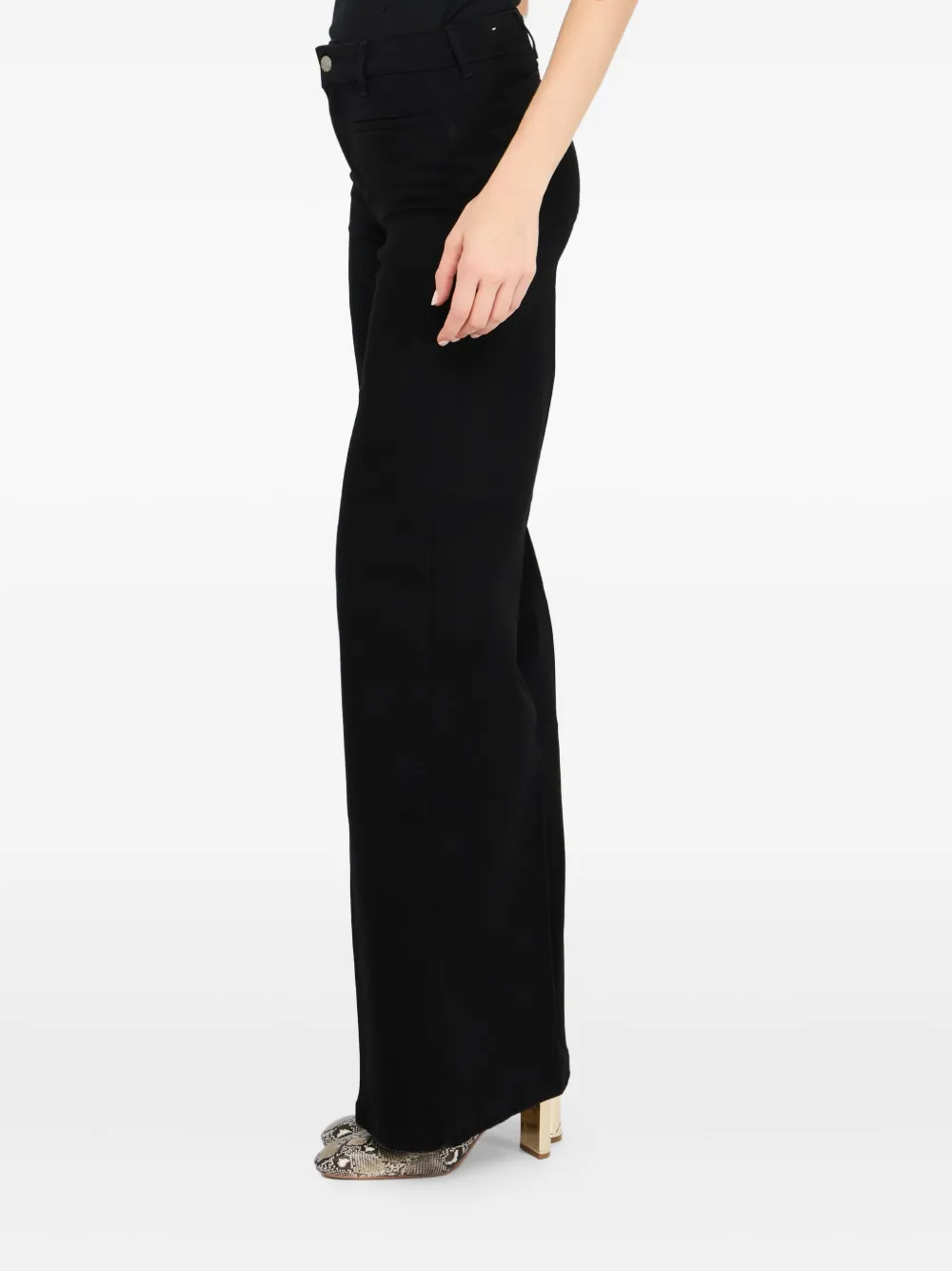 Liu •jo Liu Jo Better Flared Jeans In Black