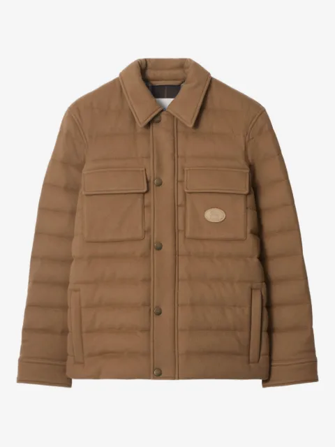 Burberry Kasjmier gewatteerd shirtjack