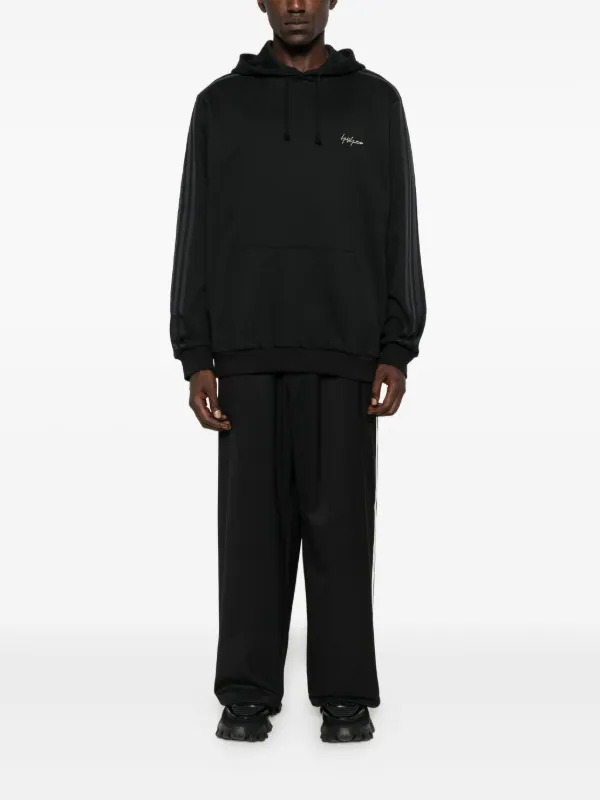 Y-3 サイドストライプ トラックパンツ | ブラック | FARFETCH JP