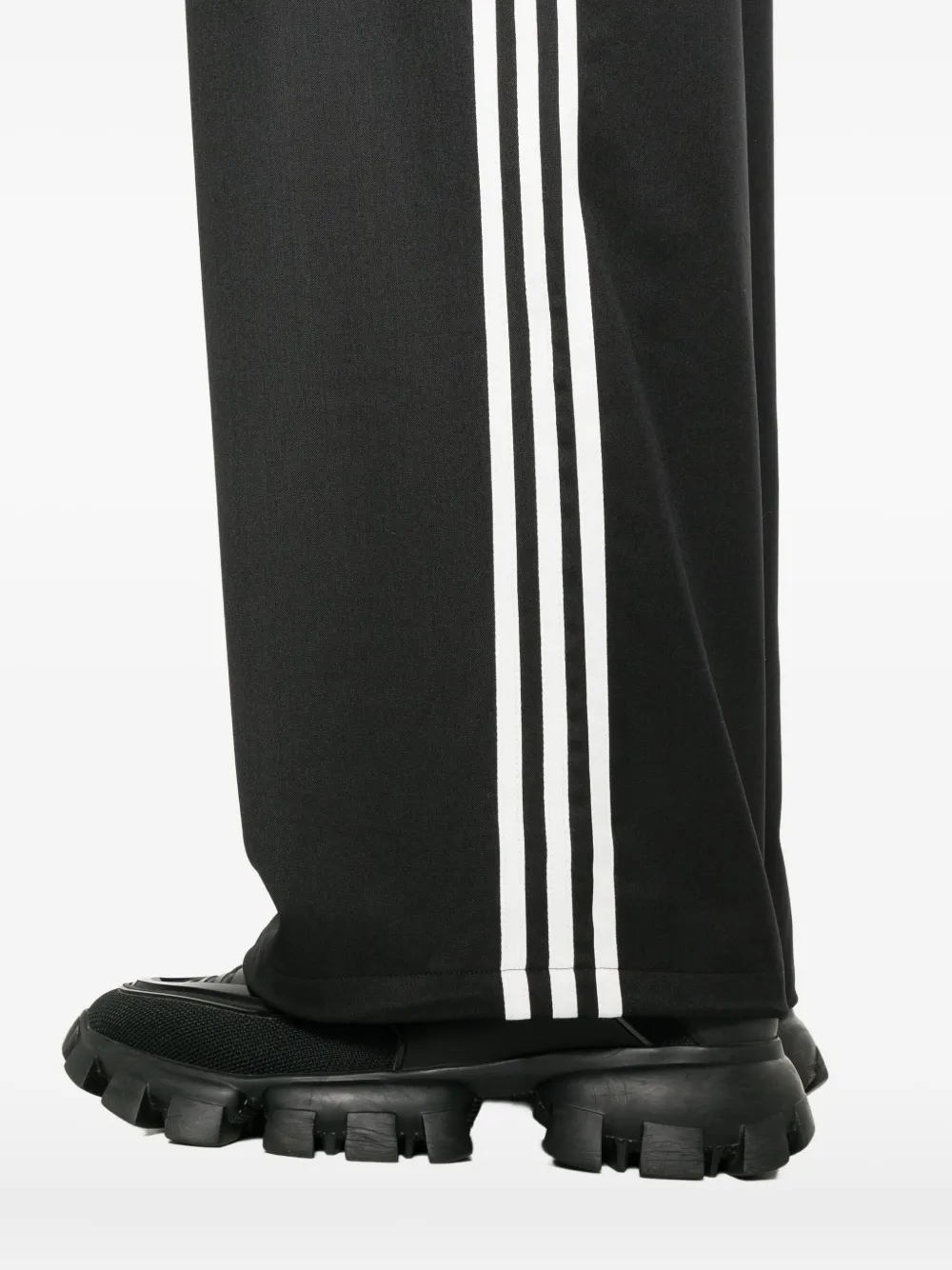 Y-3 side-stripe pocket track pants Zwart