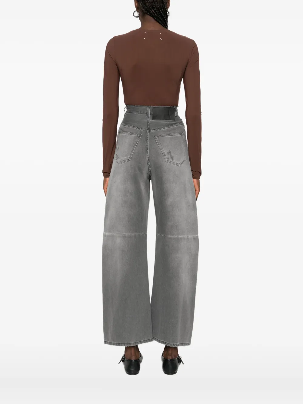 Maison Margiela Body met lange mouwen Bruin