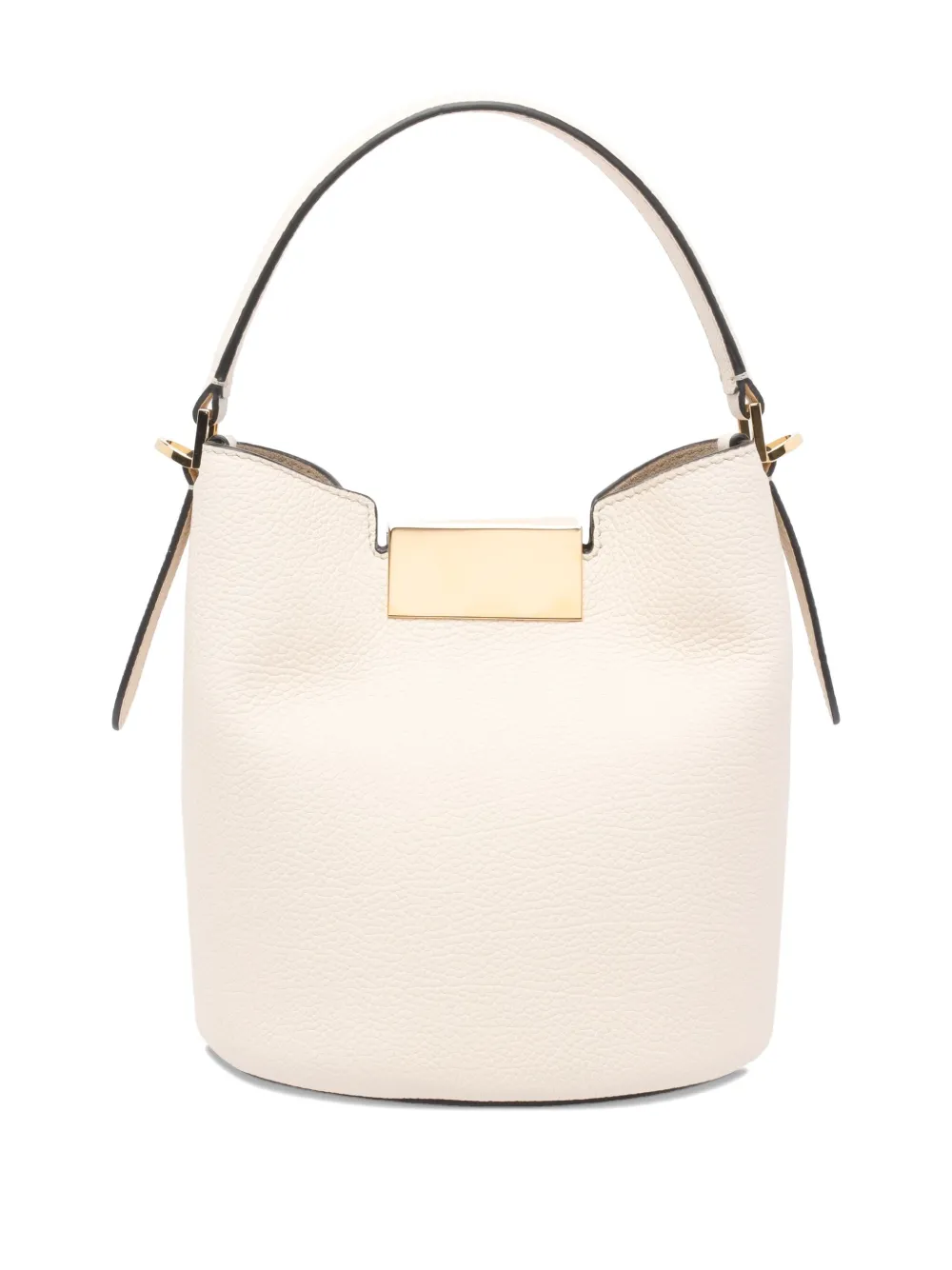 Marni Trunkaroo leren bucket-tas Beige