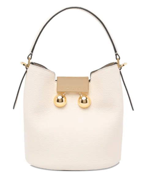 Marni Trunkaroo leather bucket bag