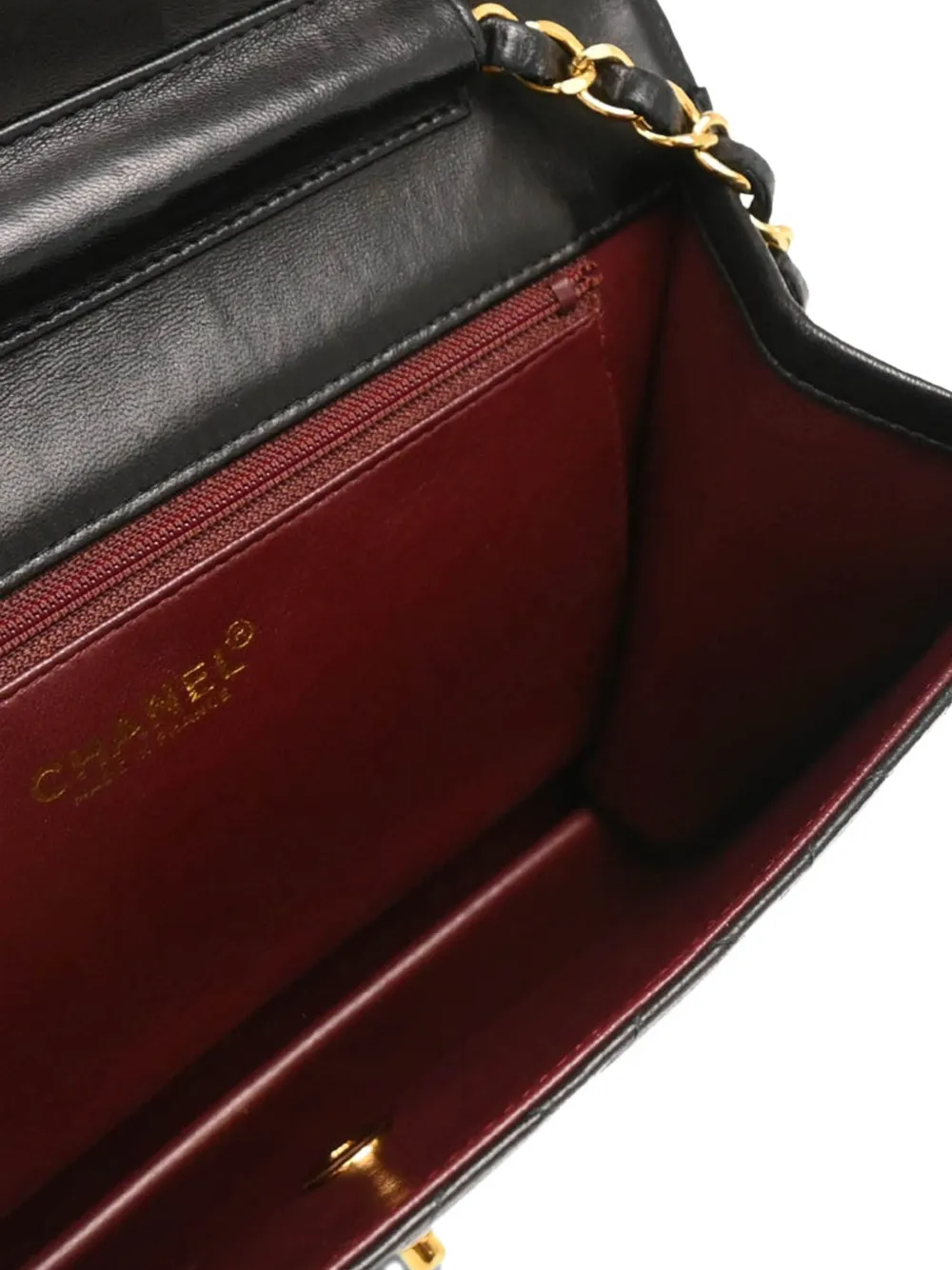 Pre-owned Chanel 2000 Medium Turnlock Shoulder Bag In Black