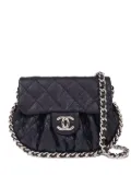 CHANEL Pre-Owned 2014 quilted chain shoulder bag - Blue