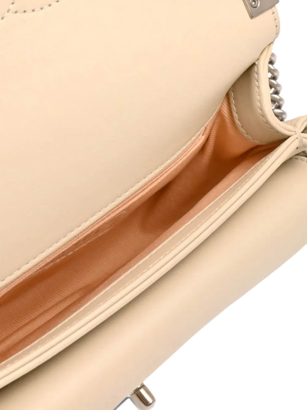 Pre-owned Chanel 2017 Quilted Flap Bag In Neutral