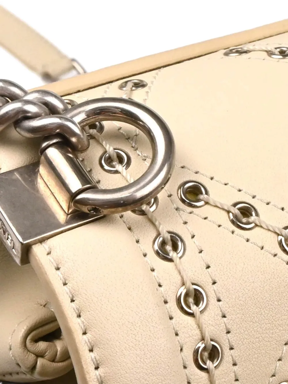 Pre-owned Chanel 2017 Quilted Flap Bag In Neutral
