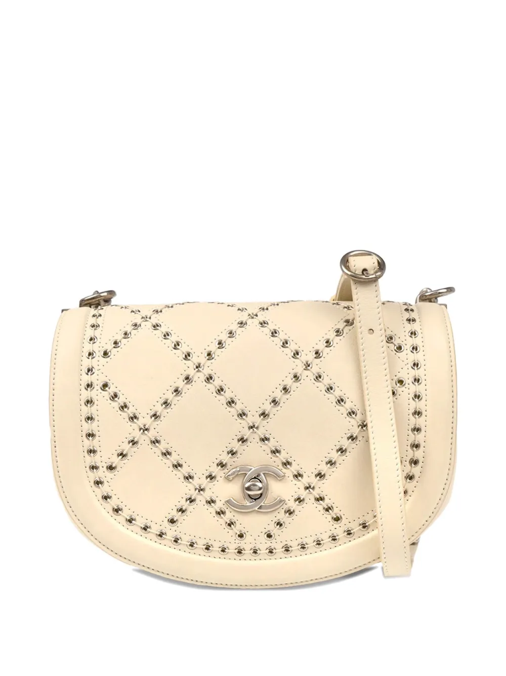CHANEL Pre-Owned 2017 キルティング フラップ バッグ - ニュートラル CHANEL Pre-Owned 2017 キルティング フラップ バッグ - ニュートラル
