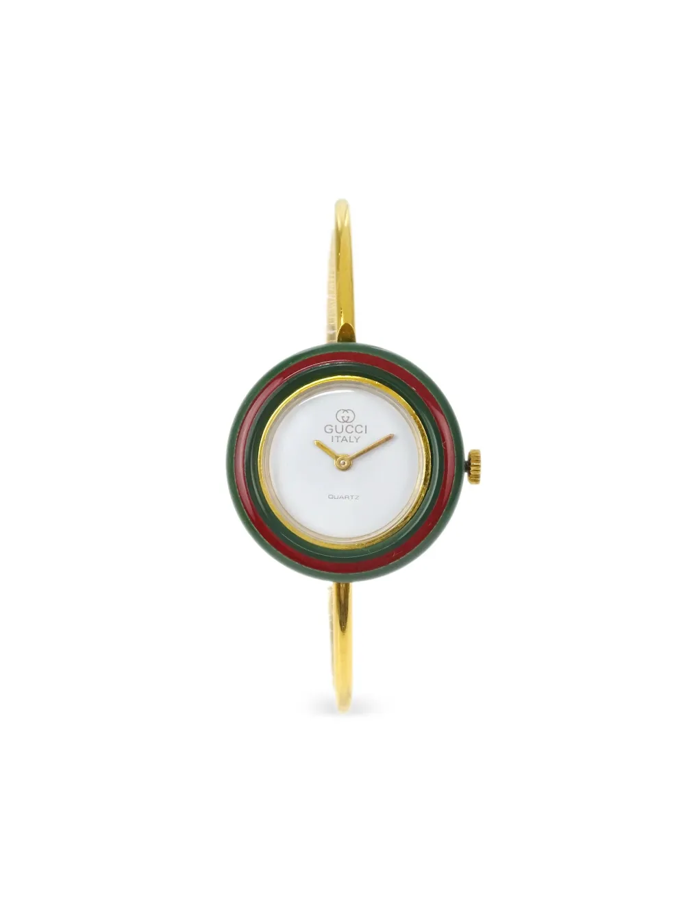 Gucci Pre-Owned 1990-2000s Change Bezel Chameleon 25mm | White | Image 1
