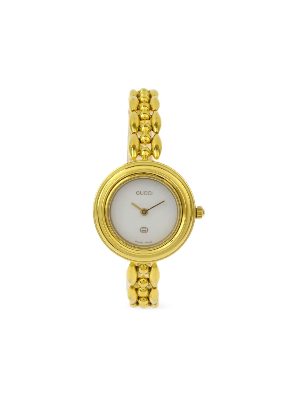 Gucci Pre-Owned 1990-2000s Change Bezel Chameleon 25mm | White | Image 1