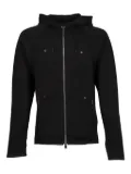 HELIOT EMIL zip-up hooded jacket - Black