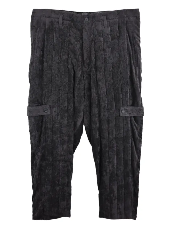 s'yte(サイト) yohji yamamoto サルエルカーゴパンツ Yohji Yamamoto サルエル カーゴパンツ | ブラック | FARFETCH JP
