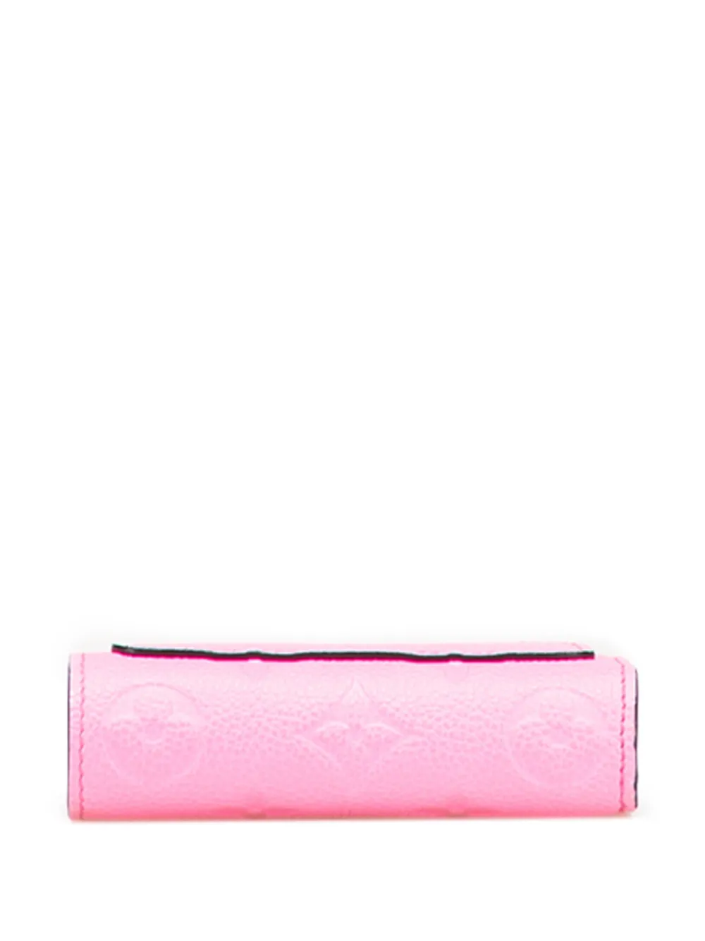 Pre-owned Louis Vuitton 2021-2025 Monogram Empreinte Clea Wallet Small Wallets In Pink