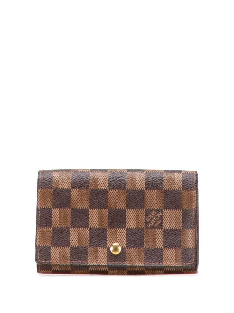 Louis Vuitton Pre-Owned 2004 kleines Damier Ebene Porte Monnaie Tresor Portemonnaie